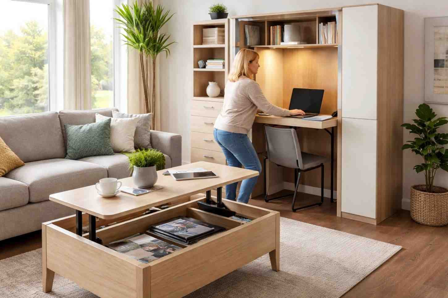 Choose Multifunctional Furniture That Reduces Visual Noise