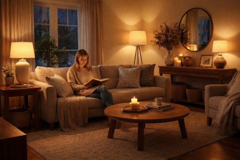 Lighting That Softens the Entire Room